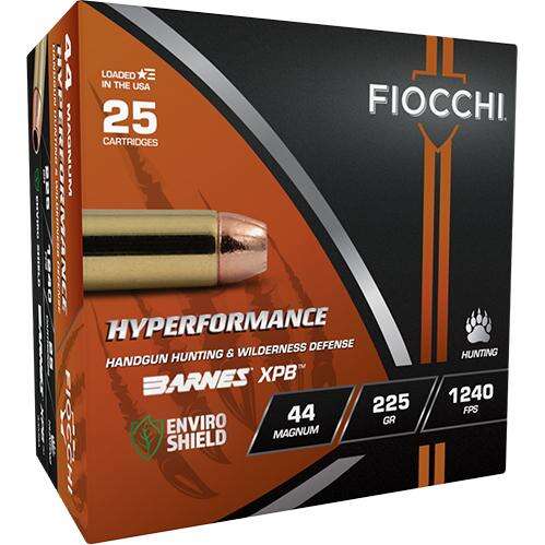 Ammunition Fiocchi 44Magnum FIO 44MBA     HYPERF HNT   44 225XPB          25/8