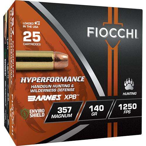 Ammunition Fiocchi 357Magnum|38Special FIO 357BA     HYPERF HNT  357    140GR XPB   25/8 • Model: 