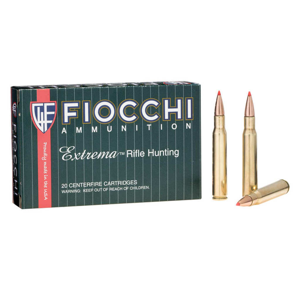 Ammunition Fiocchi 2860 ft lbs 30 06 FIO 3006HSC   3006       180 SST             20/10