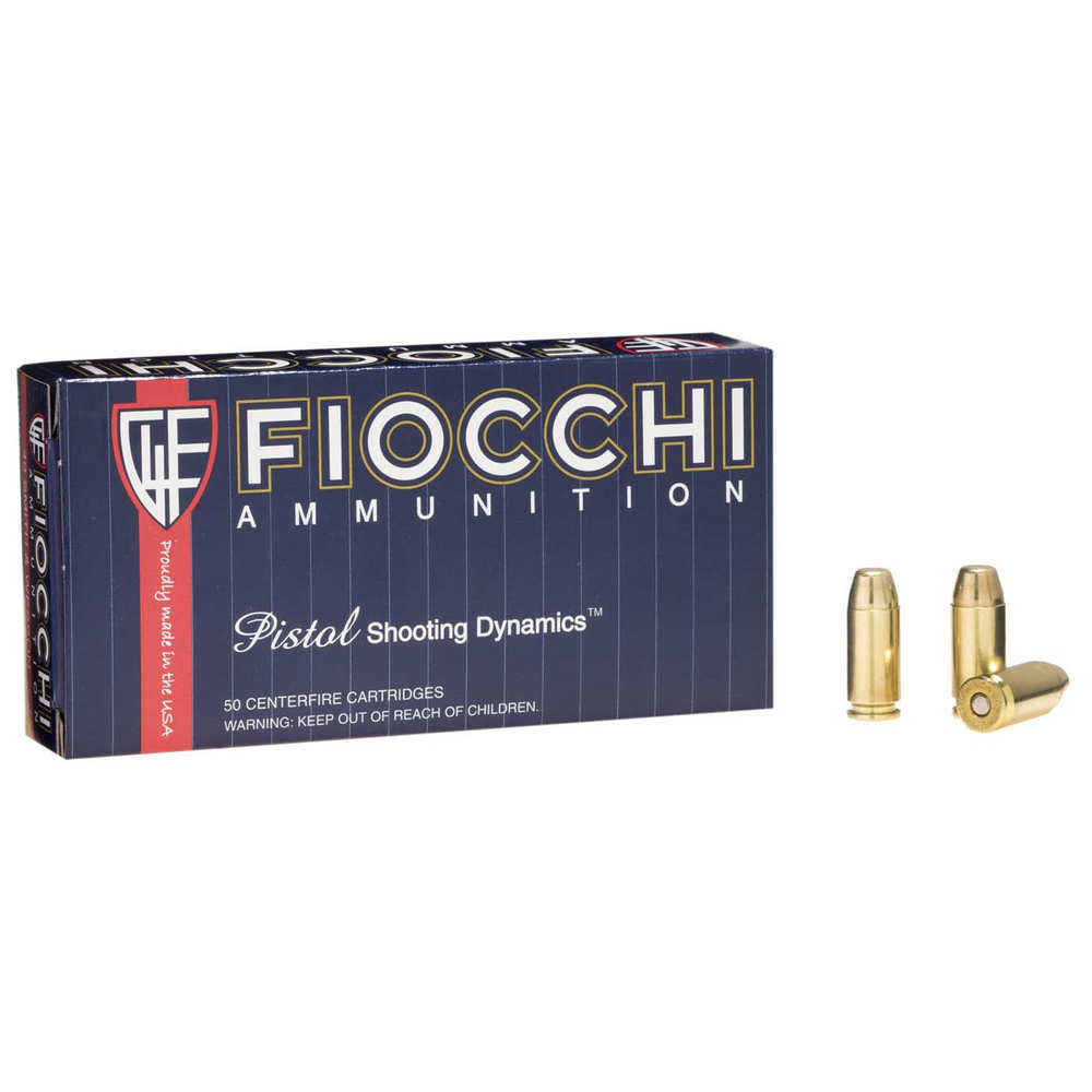 Ammunition Fiocchi 400 ft lbs 40SW FIO 40SWE     40S        180 JHP             50/20