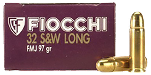 Ammunition Fiocchi 139 ft lbs 32SW FIO 32SWLA    32SWL      97 FMJ              50/20