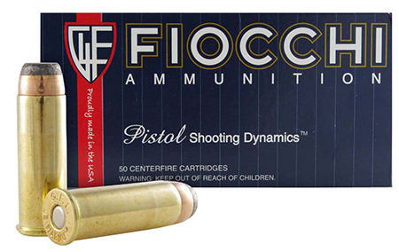 Ammunition Fiocchi 915 ft lbs 44Magnum FIO 44A500    44MG       240 JSP             50/10