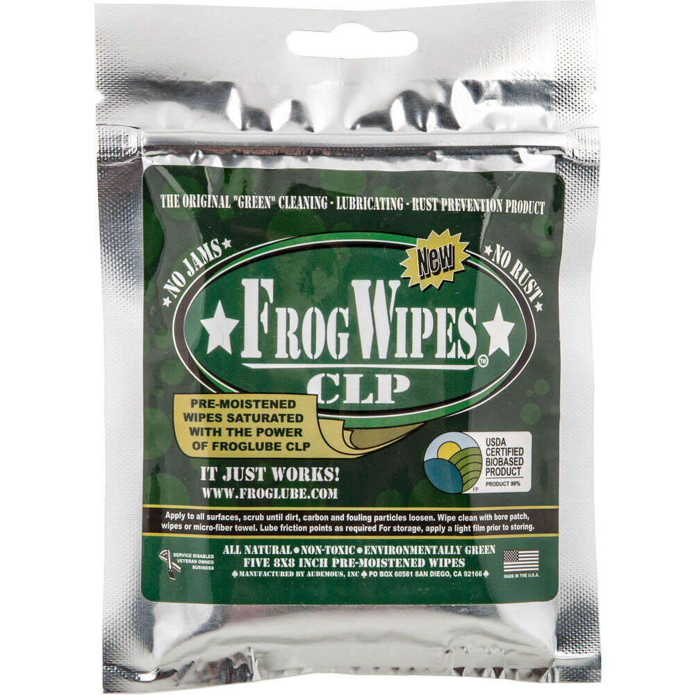 Cleaning Equipment FrogLube Frog Wipes FROGLUBE CLP FROGWIPES