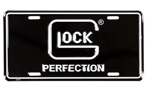 Misc. Accessories GLOCK LICENSE PLATE GLOCK OEM PERF LICENSE PLATE BLK/WHT