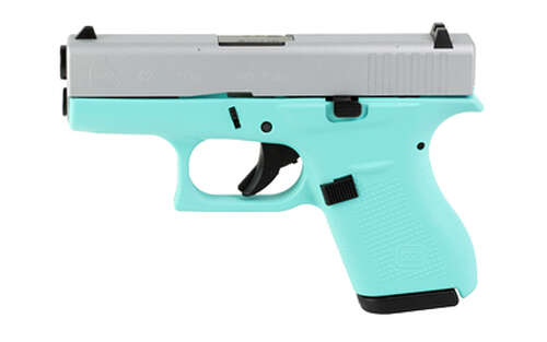 Handguns GLOCK 42 380ACP GLOCK 42 380ACP 6RD ROBINS EGG/SILVR