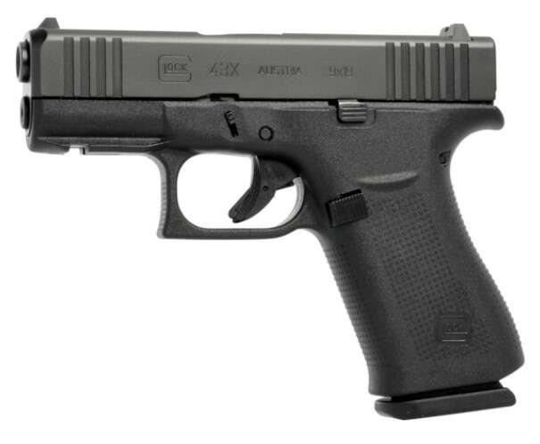 Handguns GLOCK 43X 9mm GLOCK 43X 9MM 10RD BLK FRONT RAIL