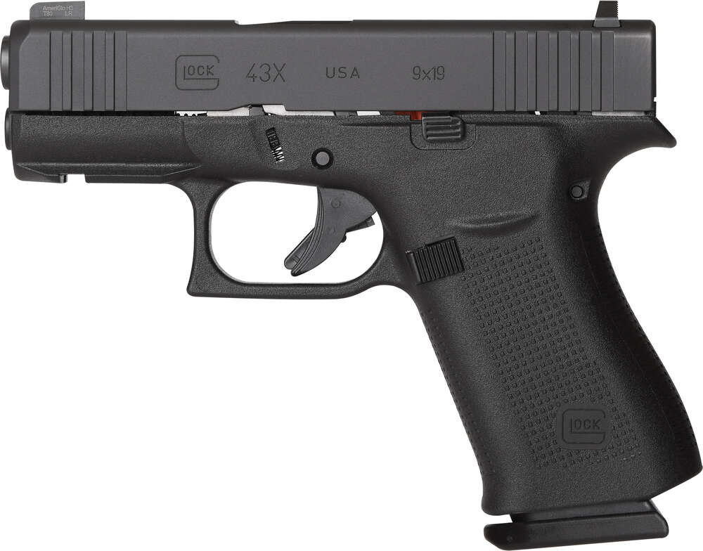 Handguns GLOCK 43X 9mm GLOCK 43X 9MM 10RD BLK FR AMERIGLO