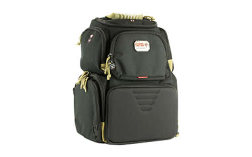 Soft Gun Cases GPS Handgunner GPS HANDGUNNER BACKPACK BLK/TAN