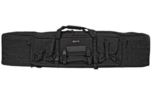 Soft Gun Cases GPS Tactical GPS DOUBLE RIFLE CASE 55" BLACK