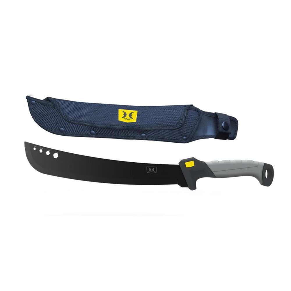 Misc. Accessories GSM Ready Series Hawk 14.98"  420 Stainless Steel Blade Machette w/ Nylon Sheath