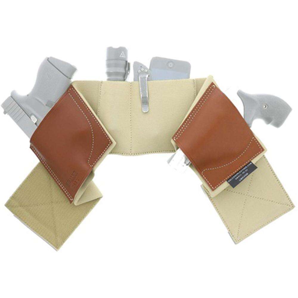 Holsters Galco Medium GALCO UWKHMED2    UNDERWRAPS BELLY MEDIUM     KHKI