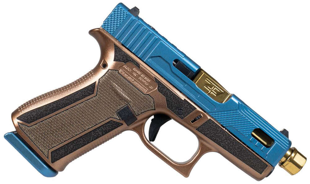 Handguns Glock ZPAP M70 9mm GLK SHARK COAST TACTICAL 43X MOS 9MM BLUE HUSH