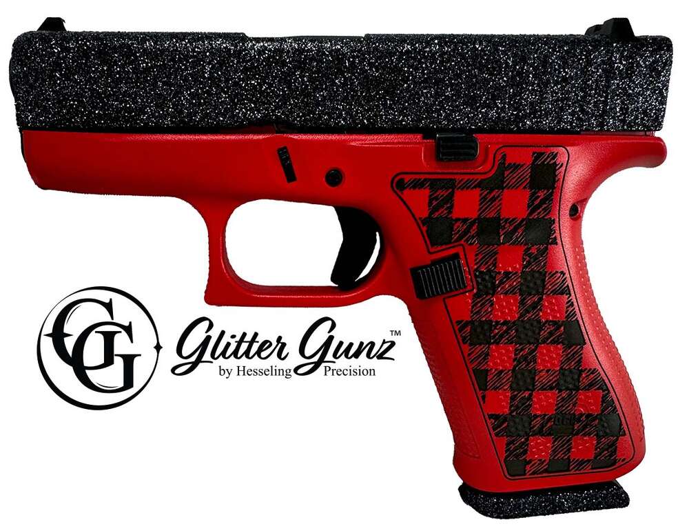 Handguns Glock ZPAP M70 9mm GLOCK 43X 9MM BUFFALO PLAID GLITTER GUNZ