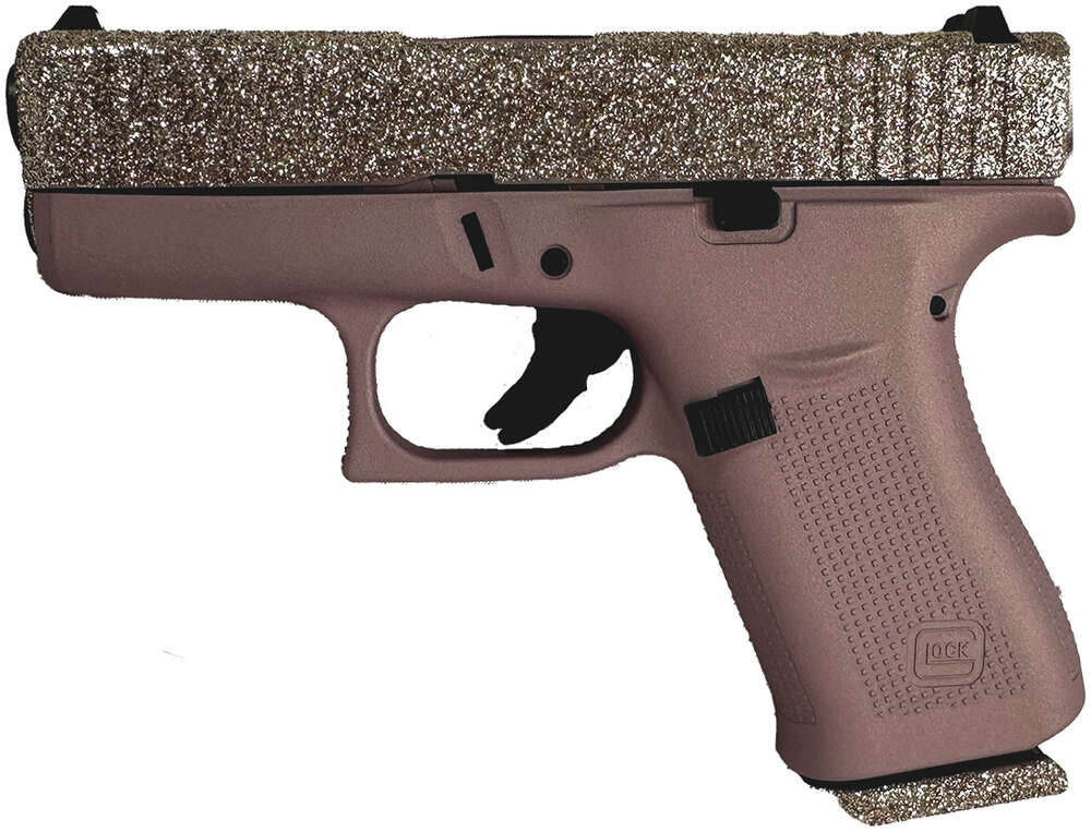 Handguns Glock ZPAP M85 9mm GLOCK 43X 9MM GLITTER GUNZ CHAMPAGNE