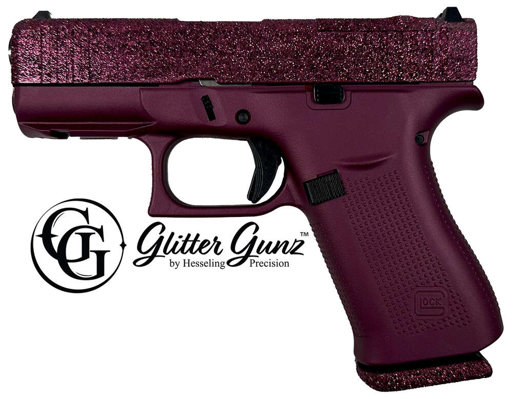 Handguns Glock ZPAP M85 9mm GLOCK 43X MOS 9MM 3.41 GLITTER GUNZ BLK CHERRY