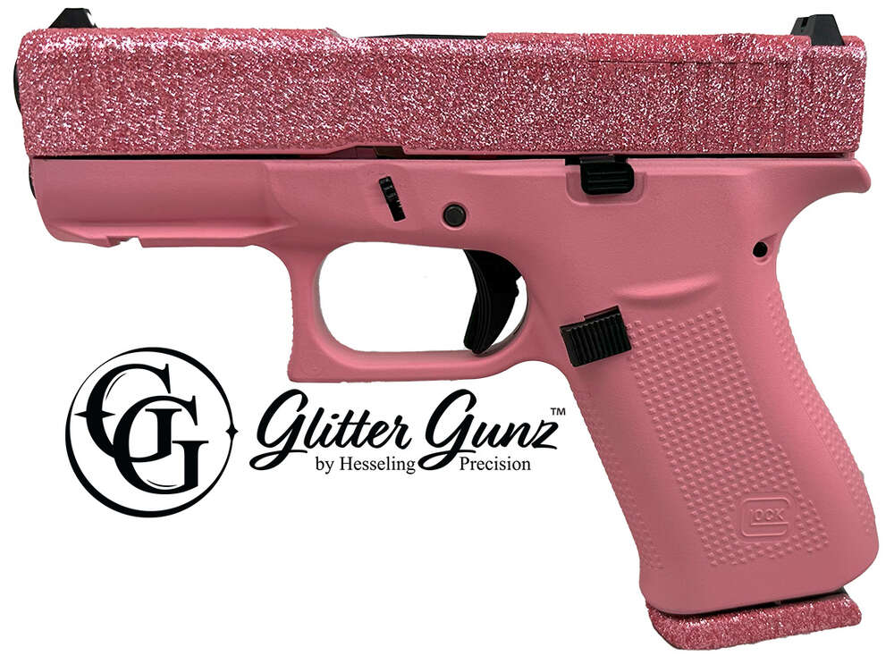 Handguns Glock ZPAP M85 9mm GLOCK 43X MOS 9MM 3.41 GLITTER GUNZ BUBBLE GUM • Model: ZPAP M85