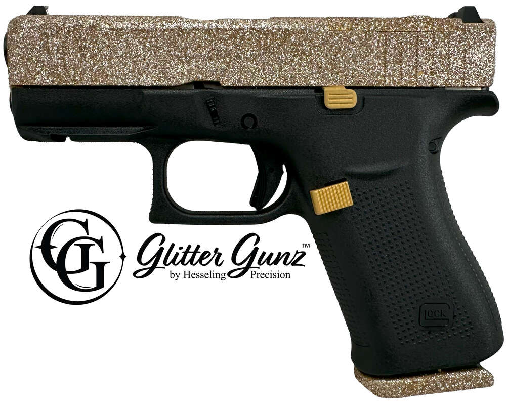 Handguns Glock ZPAP M85 9mm GLOCK 43X MOS 9MM 3.41 GLITTER GUNZ MIDAS • Model: ZPAP M85