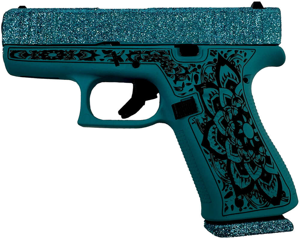 Handguns Glock ZPAP M70 9mm GLOCK 43X 9MM GLITTER GUNZ MANDALA