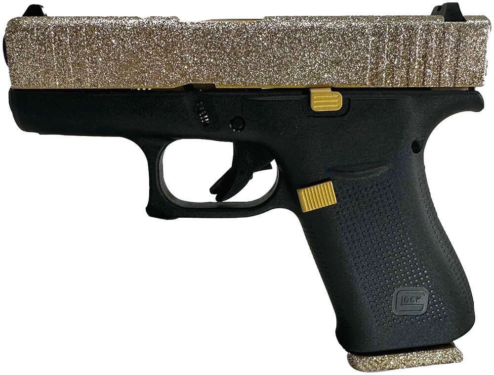 Handguns Glock ZPAP M70 9mm GLOCK 43X 9MM GLITTER GUNZ MIDAS