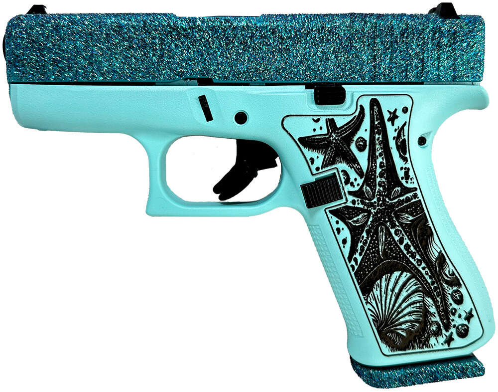 Handguns Glock ZPAP M85 9mm GLOCK 43X 9MM GLITTER GUNZ SEA STAR