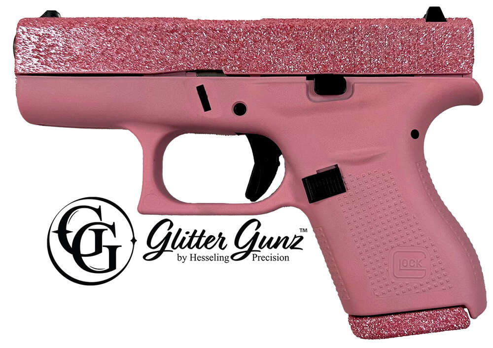 Handguns Glock ZPAP M70 25ACP GLOCK 42 380ACP 3.25 BUBBLE GUM GLITTER GUN