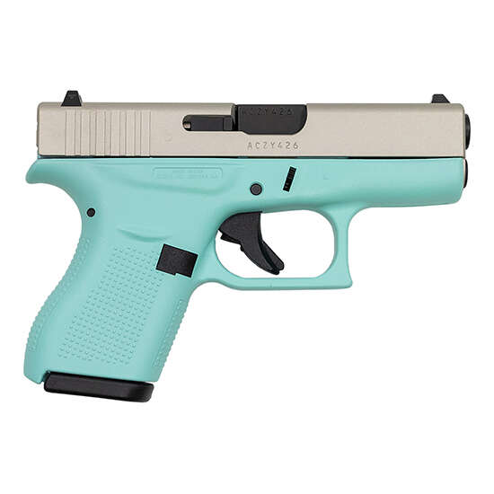 Handguns Glock ZPAP M85 380ACP GLOCK 42 380ACP ROBIN EGG BLUE SATIN 3.25 6RD • Model: ZPAP M85