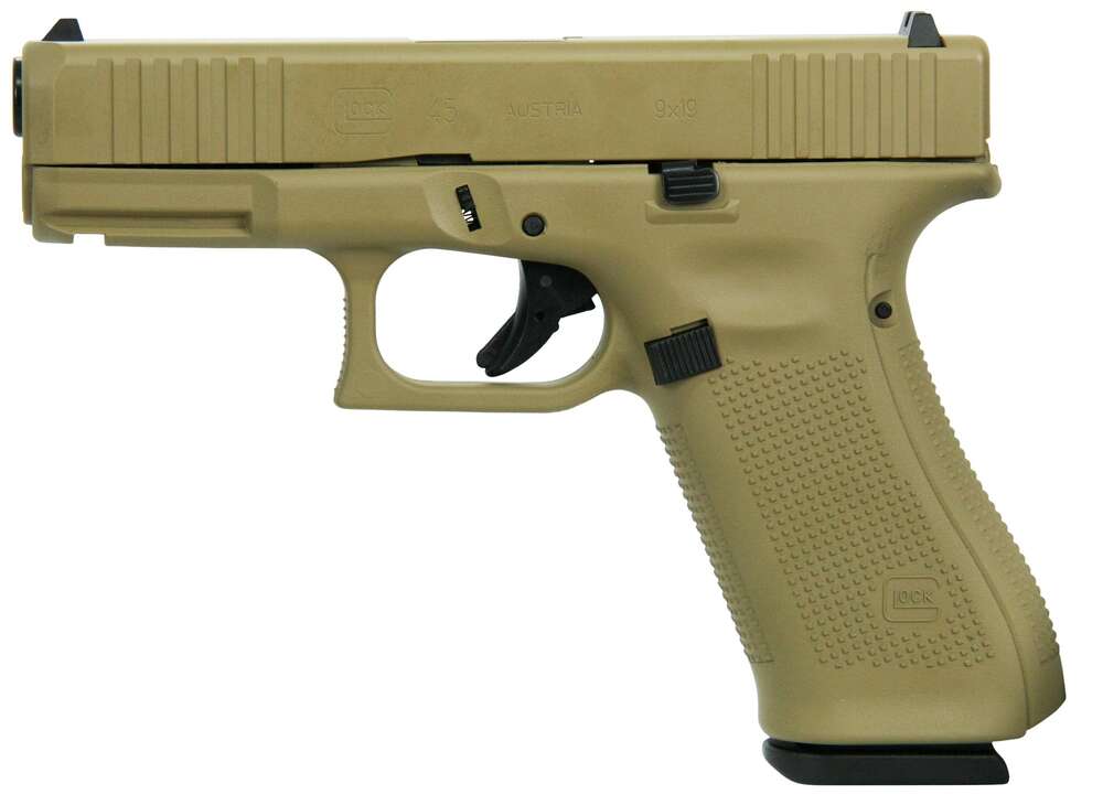 Handguns Glock Ready Series 9mm G45 GEN5 9MM W/FRONT SERRATIONS FXD 17RD FULL FDE