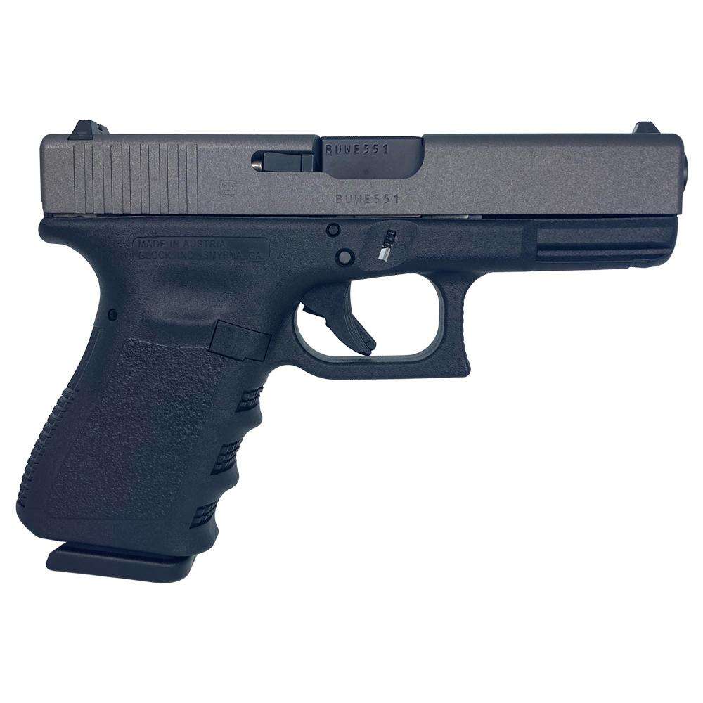 Handguns Glock Ready Series 9mm G19 GEN3 COMPACT 9MM 4"" 2/15RD AUSTRIA TWO TONE SILVER SLIDE