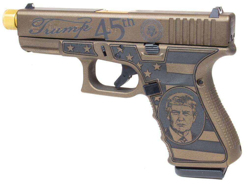 Handguns Glock Ready Series 9mm G19 GEN3 COMPACT 9MM 4" 2/15RD AUS TRUMP GLD BRL • Model: Ready Series