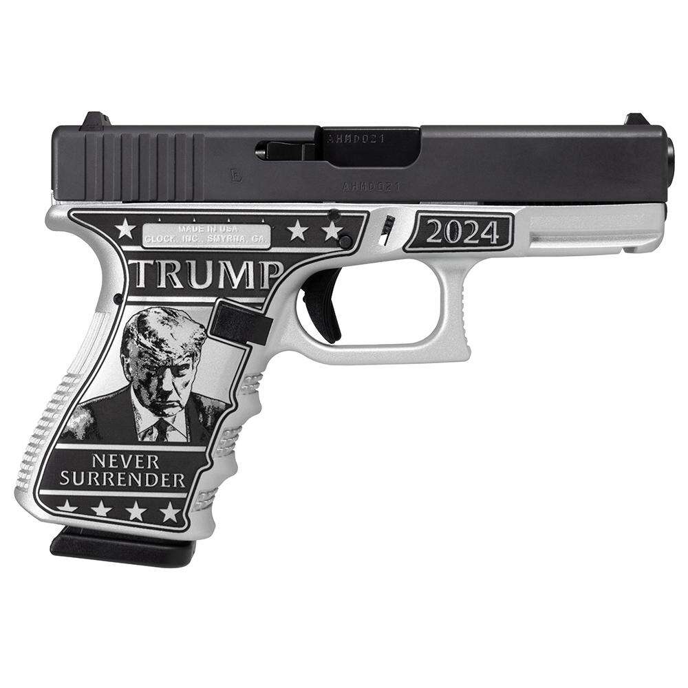 Handguns Glock Ready Series 9mm G19 GEN3 COMPACT 9MM 4" 2/15RD USA  Trump 2024 Mug Shot