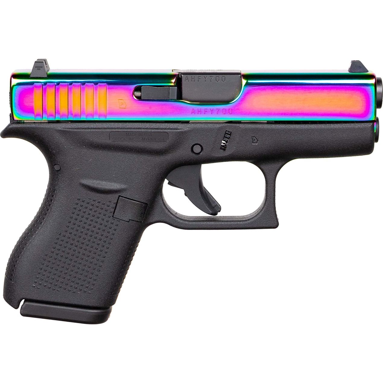 Handguns Glock 42 380ACP GLK 42 380 6RD RAINBOW