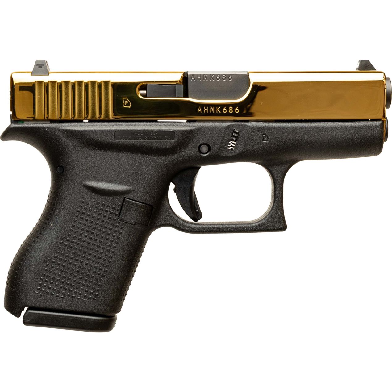 Handguns Glock 42 380ACP GLK 42 380 6RD GOLD