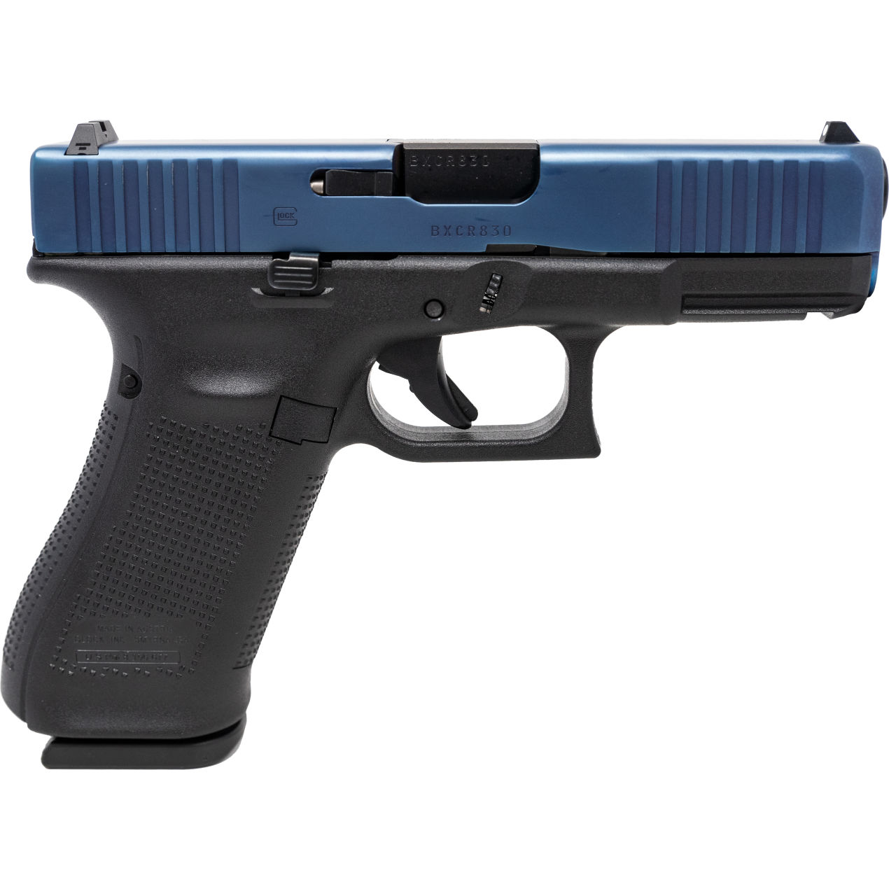 Handguns Glock 45 9MMLUGER GLK 45 9MM PST 17RD MATTE BLUE