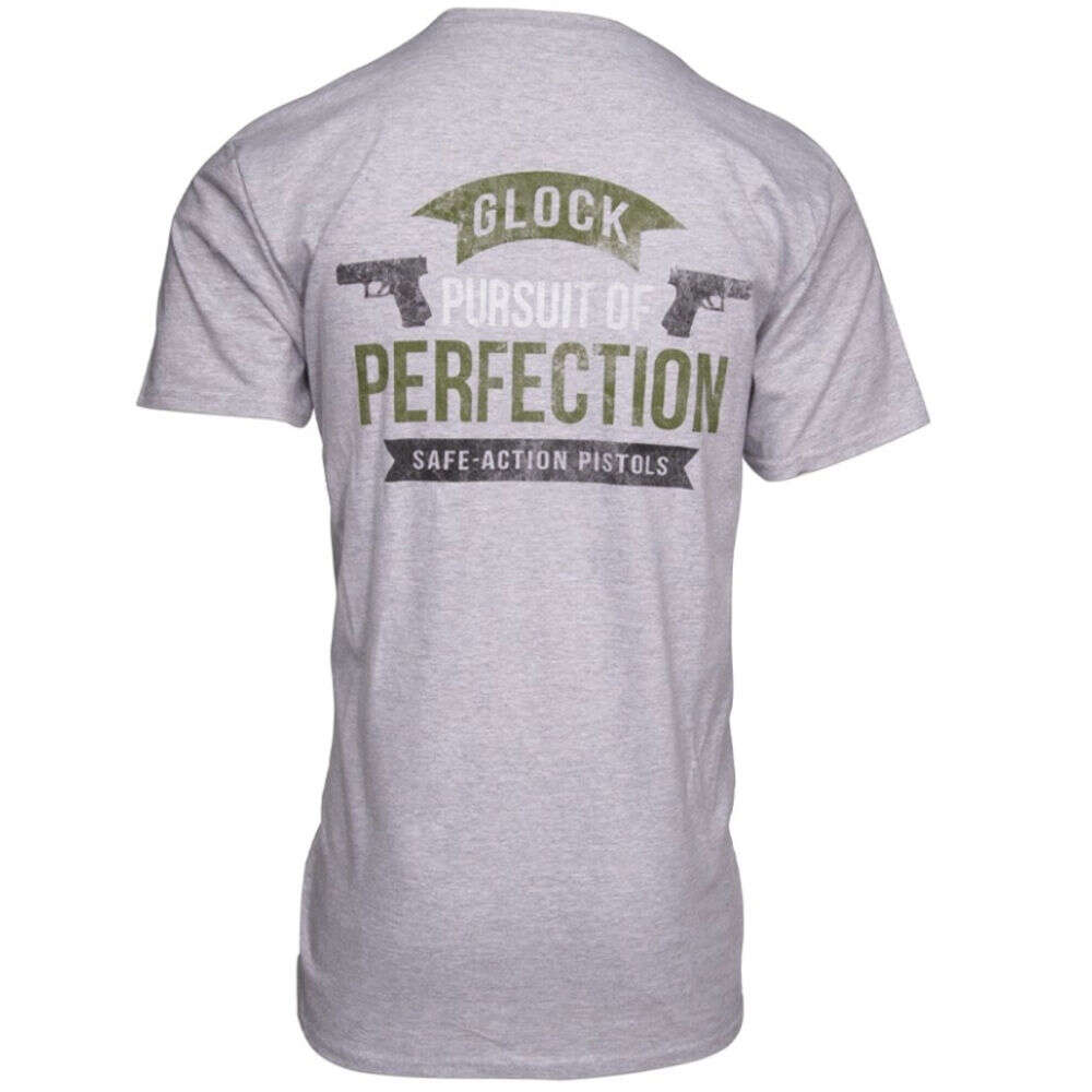 Clothing Glock 4.50" PURSUIT PERFCTN SHIRT HEATHERED GREY S • Model: 4.50"