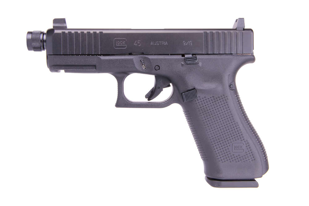 Handguns Glock G45 G5 9mm G45 G5 9MM 10+1 4.0" THREAD FS • 3-10RD MAGS | FRONT SERRATIONS • Model: G45 G5