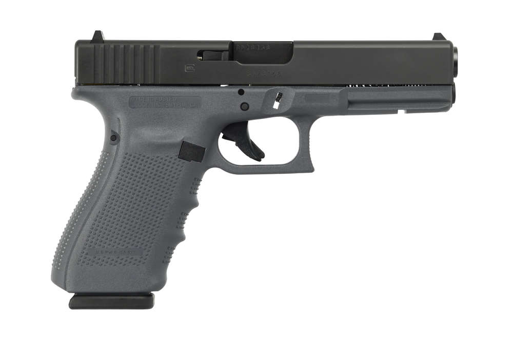 Handguns Glock G20 G4 Gray 10mm G20 G4 GRAY 10MM 10+1 FS     # • 3-10RD MAGS | ACCESSORY RAIL