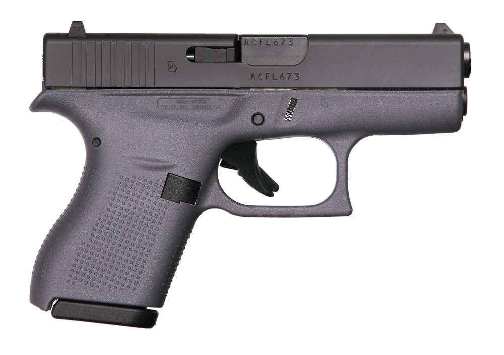 Handguns Glock G42 380ACP G42 G3 GRAY 380ACP 6+1 3.25 • W/TWO 6RD MAGS, ACC & CASE