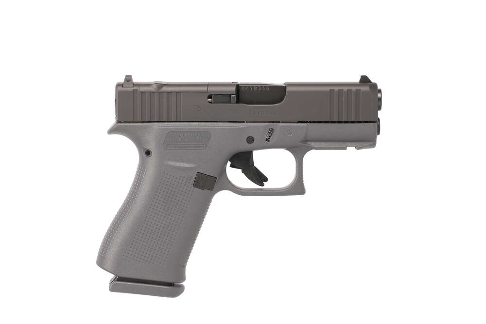 Handguns Glock G43X MOS 9mm G43X 9MM GRAY 3.39" MOS RAIL • FRONT RAIL