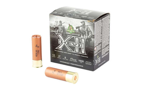 Ammunition HEVI Shot HEVI Shot 12Gauge HEVI-XII 12GA 3" 1.38OZ #6 25/250 • Model: HEVI-Shot