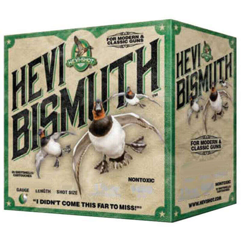 Ammunition HEVI Shot 1 3/8 oz 12Gauge HEVI HS14001 BISMUTH WF   12 3IN   1   13/8  25/10