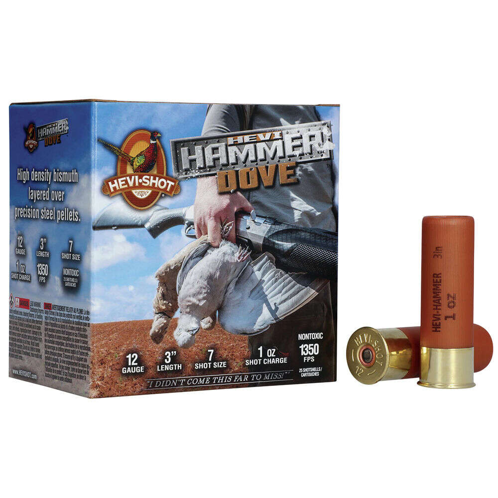 Ammunition HEVI Shot 1 oz 38Special HEVI HS29138 HAMMR DOVE   12 3IN   7    1OZ  25/10 • Model: 1 oz