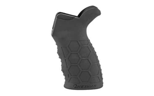 Grips Pads Stocks HEXMAG HEXMAG TACTICAL RUBBER GRIP BLACK