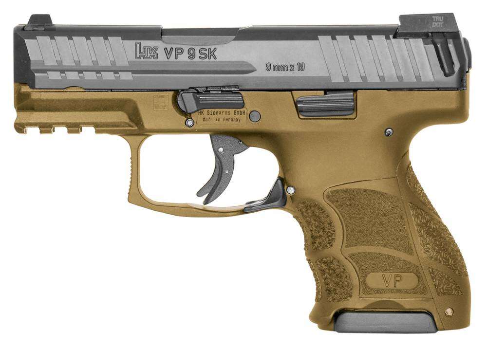 Handguns HK ZPAP M85 9mm HK VP9SK SUBCOMPACT 9MM 3.39 FDE NS 3-10RD • Model: ZPAP M85