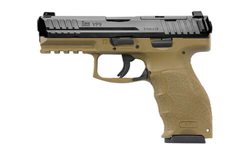 Handguns HK VP9 9mm HK VP9 OR 9MM 4.09" 17RD NS FDE/BLK • Model: VP9