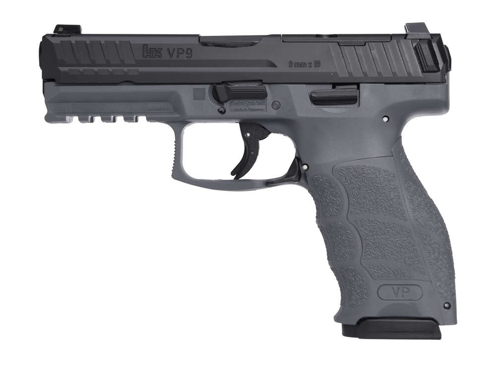 Handguns HK VP9 9mm VP9 9MM GREY 4.1" 17+1 FS OR # • 81000615 | OPTICS READY • Model: VP9