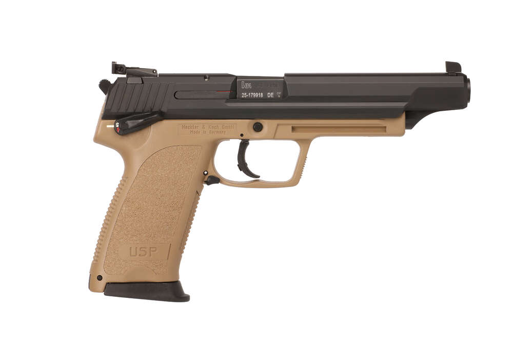 Handguns HK USP45 Elite 45ACP USP45 ELITE V1 45ACP FDE 12+1 • 