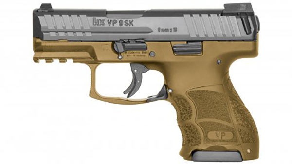 Handguns HK 3.39" 9mm HK 81000096 VP9SK  3.39 SC  9MM NS(3)10R       FDE • Model: 3.39"