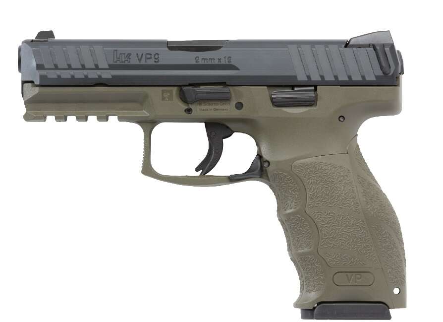 Handguns HK 4.09" 9mm HK 81000234 VP9             9MM NS(3)17R  4.09 GRN • Model: 4.09"