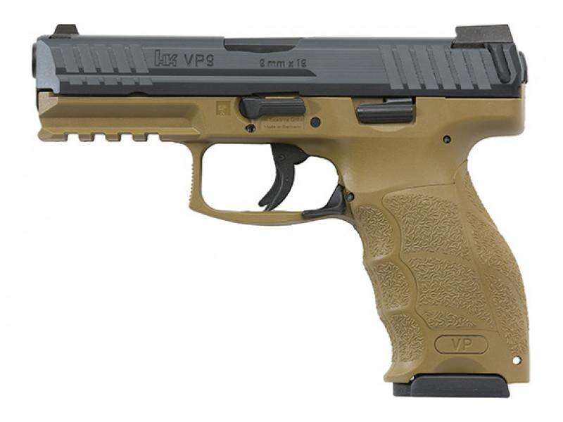 Handguns HK 4.09" 9mm HK 81000228 VP9             9MM NS(3)10R  4.09 FDE