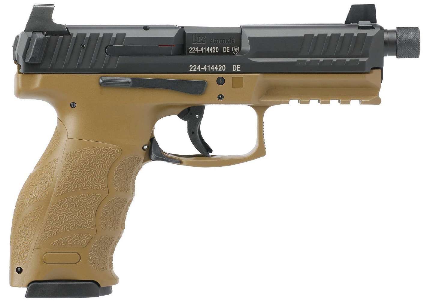 Handguns HK 4.70" 9mm HK 81000777 VP9 TACT        9MM NS W/3-10RD    FDE